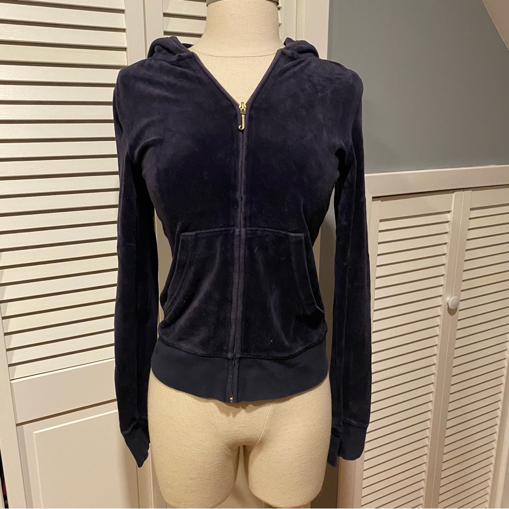 Juicy Couture Women’s Navy Blue Sweater Long Sleeve (S)
